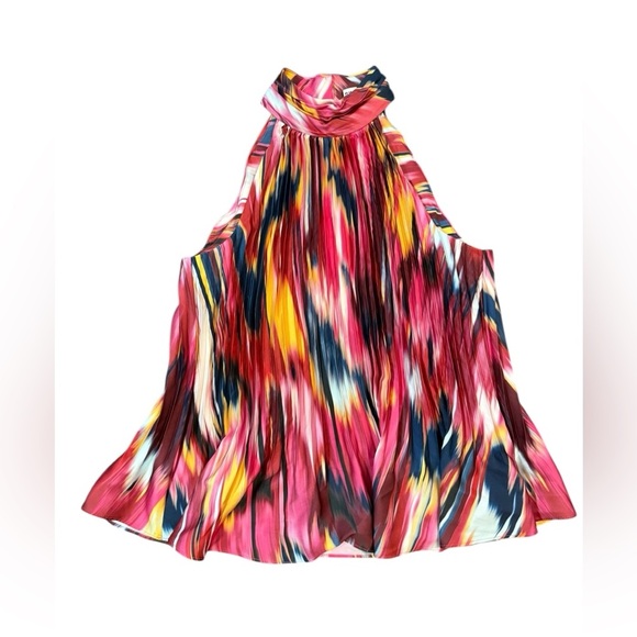 Simkhai Yasenia Flared Sleeveless Blouse Size Medium - Picture 3 of 11